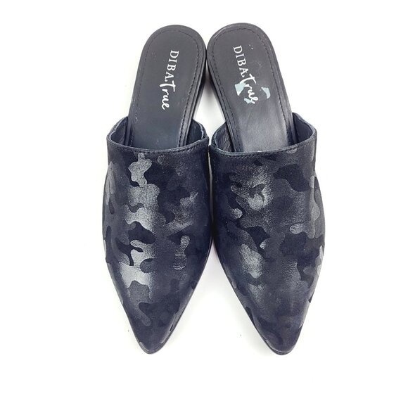 Diba True Pointed-Toe Leather Mules -‎ Size 8.5 - Picture 3 of 9